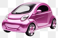 PNG Micro car vehicle wheel pink. 