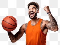 PNG Basketball sports white background determination. 