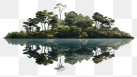 PNG Lake tree landscape outdoors. AI generated Image by rawpixel.