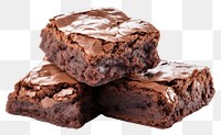 PNG Chocolate brownies confectionery dessert food. 