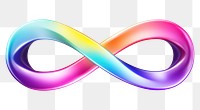PNG Infinity symbol white background accessories. AI generated Image by rawpixel.