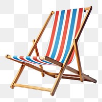 PNG Beach chair furniture white background relaxation. 