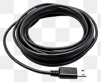 PNG Black usb cable  electricity electronics. 