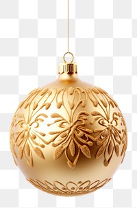 PNG Christmas ball gold decoration | Premium PNG - rawpixel