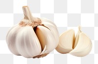 PNG Garlic whole vegetable plant food. 