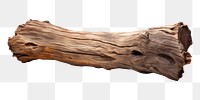 PNG  Bark tree driftwood log white background