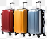 PNG Luggage large suitcases luggage white background technology. 