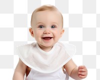 PNG Baby portrait smile white. 