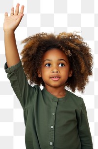 PNG African kid girl portrait photo hand. AI generated Image by rawpixel.