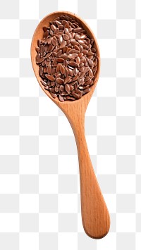 PNG  Spoon seed food white background. AI generated Image by rawpixel.