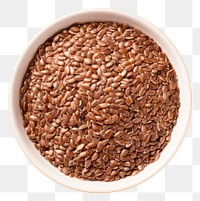 PNG Flax seeds food bowl  