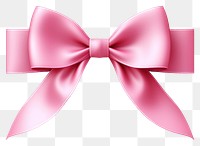 PNG Pink ribbon tie white background celebration. 