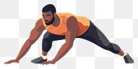 PNG Athlete sports adult white background. AI generated Image by rawpixel.