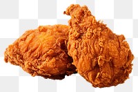 PNG Fried chicken food white background freshness. 