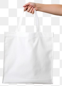 PNG A cotton shopping bag handbag white white background. AI generated Image by rawpixel.