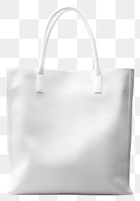 PNG A white canvas tote bag handbag white background accessories. 