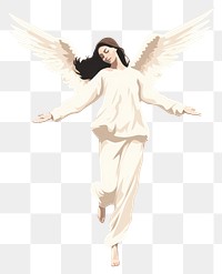 PNG A flying italian Angel angel adult spirituality. AI generated Image by rawpixel.
