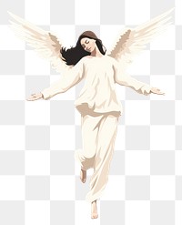 PNG A flying italian Angel angel adult spirituality. 