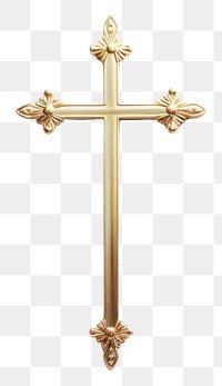 PNG Cross crucifix symbol gold. 