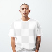 Streetwear shirt png, transparent mockup