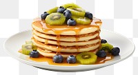 PNG Pancake fruit blueberry slice. 