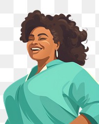 PNG Plus size female nurse smiling portrait adult smile. 