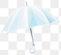 PNG White umbrella blue blue background protection. AI generated Image by rawpixel.
