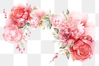 PNG Flower rose pattern petal. AI generated Image by rawpixel.