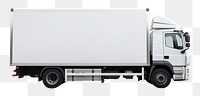 PNG White lorry vehicle truck van. 