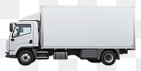 PNG White shipping truck vehicle van  