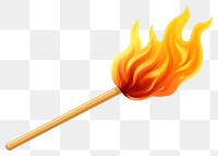 PNG Fire match white background igniting. AI generated Image by rawpixel.