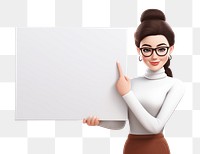 PNG Portrait cartoon adult woman. AI generated Image by rawpixel.