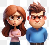 PNG Couple cartoon toy  