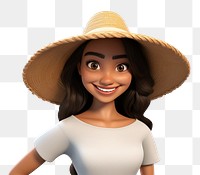 PNG Hispanic woman cartoon adult doll. 