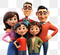 PNG Hispanic family cartoon adult  