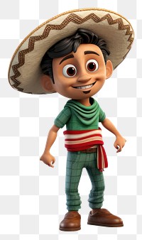 PNG Sombrero cartoon toy  