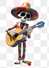 PNG Sombrero cartoon guitar music