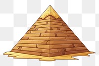 PNG Egypt pyramid architecture cartoon. 