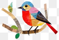 PNG Bird painting craft art. AI generated Image by rawpixel.