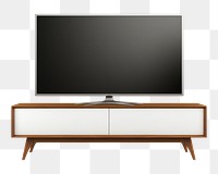 PNG Television furniture sideboard screen. AI generated Image by rawpixel.