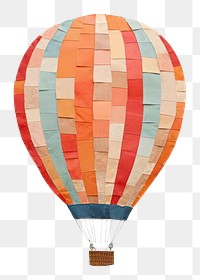 PNG Hot air balloon aircraft transportation creativity. AI generated Image by rawpixel.