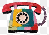 PNG Telephone painting craft art. 