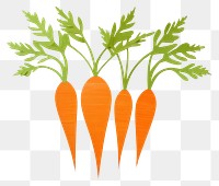 PNG Carrots vegetable plant food. AI generated Image by rawpixel.