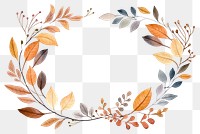 PNG Fall leaves frame backgrounds pattern art. 