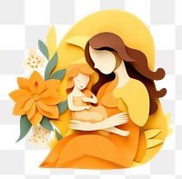PNG Craft cute baby art. AI generated Image by rawpixel.