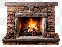 PNG Stone fireplace hearth brick  