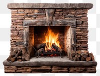 PNG Stone fireplace hearth brick  