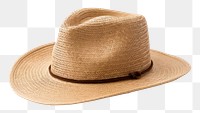 PNG Hat white background straw hat headwear. 