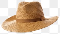 PNG Hat white background straw hat headwear. 