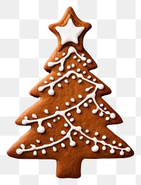 PNG Homemade gingerbread cookie christmas tree. 